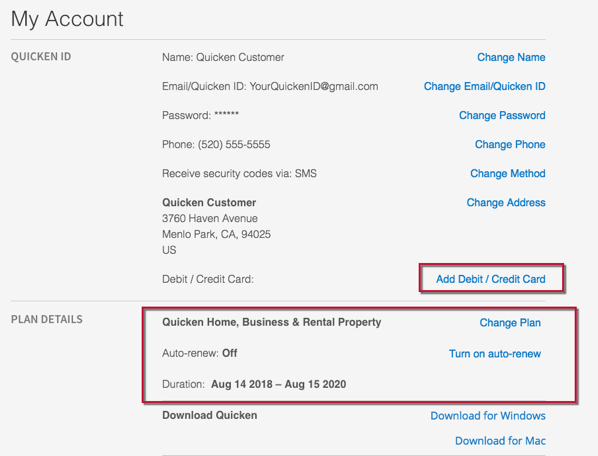 Quicken Subscription Membership FAQs